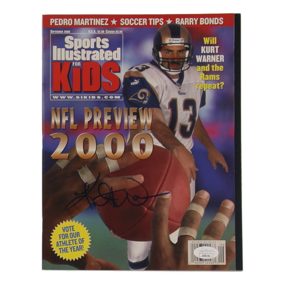 Kurt Warner Signed 2000 Sports Illustrated for Kids Magazine (JSA) at PristineAuction.com