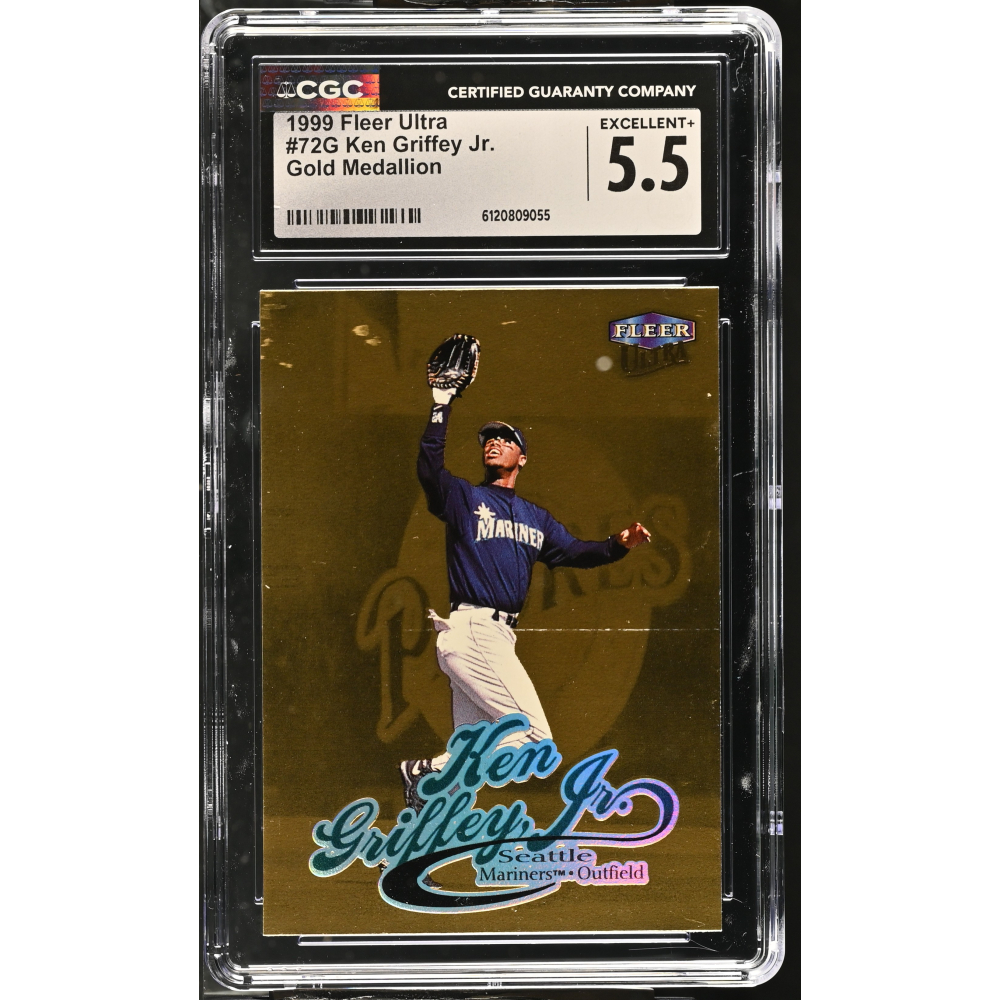 Ken Griffey Jr. 1999 Ultra Gold Medallion #72G (CGC 5.5) at PristineAuction.com