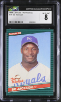 Bo Jackson 1986 Donruss Rookies #38 XRC RC (CGC 8) at PristineAuction.com