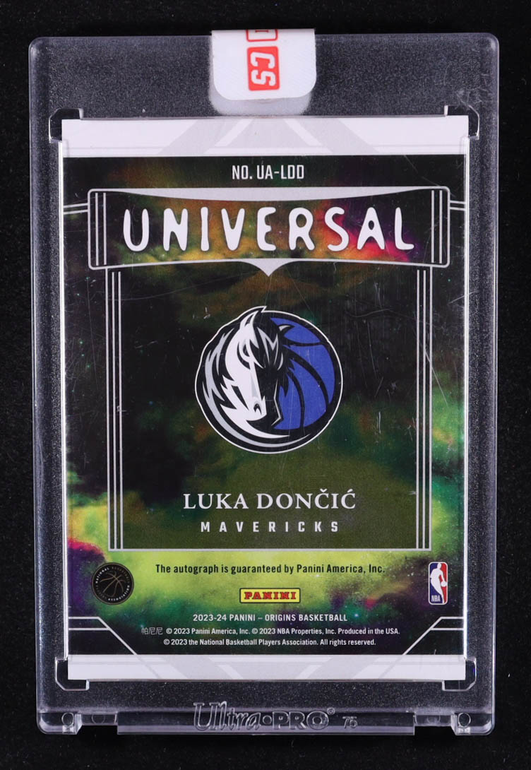 Luka Doncic 2023-24 Panini Origins Universal Autographs Red #9 #25/25 at PristineAuction.com Luka Doncic 2023-24 Panini Origins Universal Autographs Red #9 #25/25 at PristineAuction.com