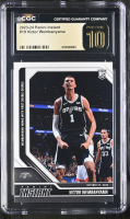 Victor Wembanyama 2023-24 Panini Instant #19 RC (CGC PRISTINE 10 | Black Label) at PristineAuction.com