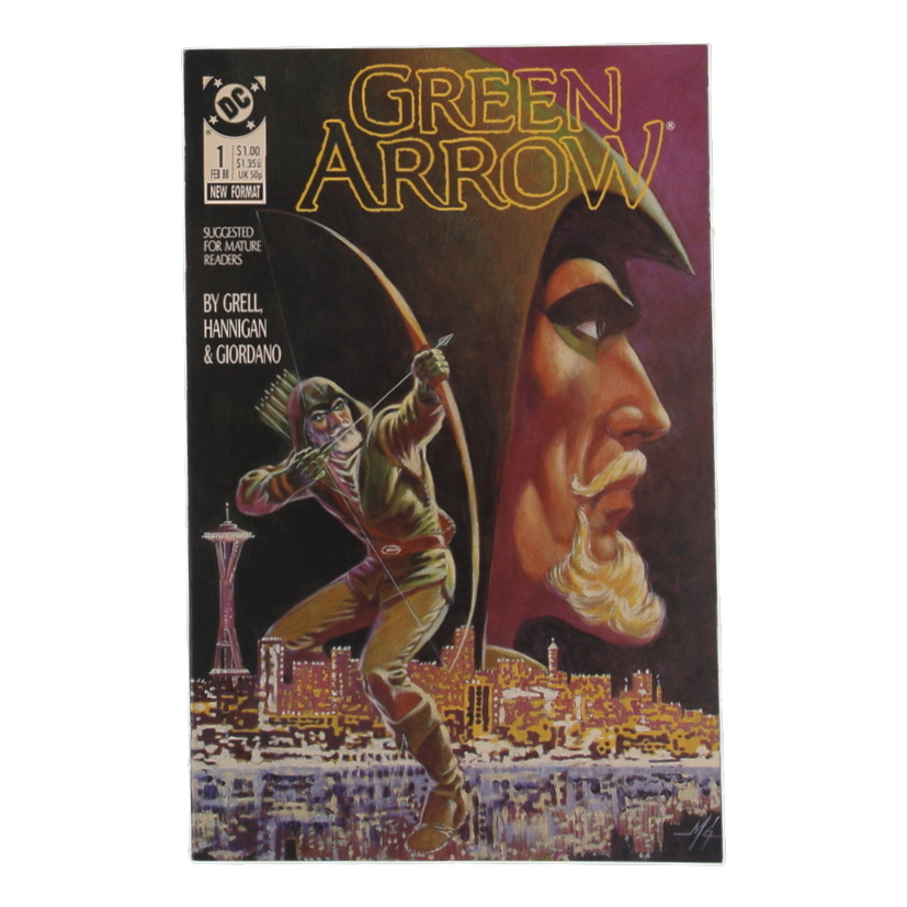 1988 "Green Arrow" Issue #1 DC Comic Book at PristineAuction.com 1988 "Green Arrow" Issue #1 DC Comic Book at PristineAuction.com