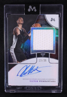 Victor Wembanyama 2023-24 Topps Mercury Victor Wembanyama Autograph Relics Texas #WAR8 #13/35 RC at PristineAuction.com