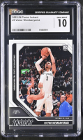 Victor Wembanyama 2023-24 Panini Instant #5 RC (CGC GEM MINT 10) at PristineAuction.com