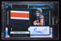 Rome Odunze 2024 Panini One Green #82 JSY AU RC #23/25 at PristineAuction.com