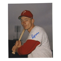 Bobby Wine Signed Phillies 8x10 Photo (Philly Card Show) at PristineAuction.com