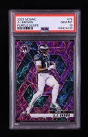 A.J. Brown 2025 Panini Mosaic Purple Scope #78 (PSA 10) at PristineAuction.com