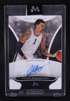 Victor Wembanyama 2023-24 Topps Mercury Victor Wembanyama Autographs White Refractors #WA4 #27/35 RC at PristineAuction.com