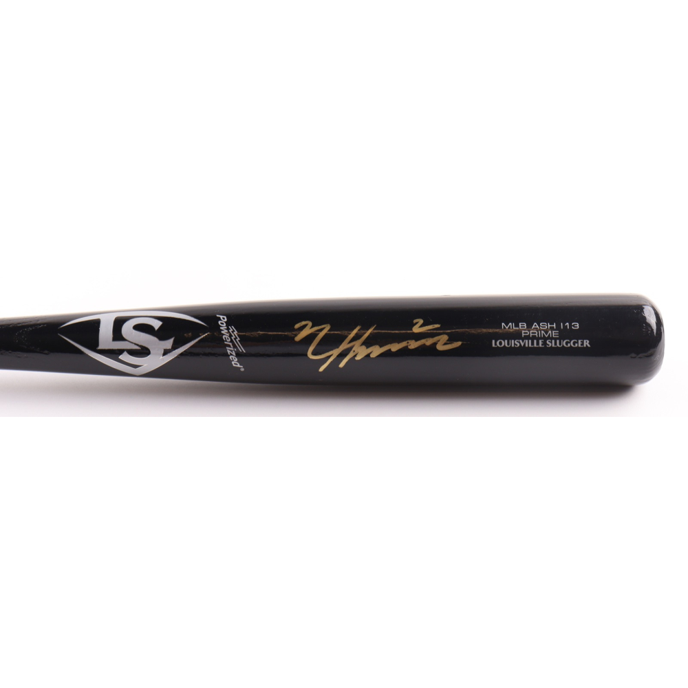 Nico Hoerner Signed Louisville Slugger Baseball Bat (JSA) at PristineAuction.com