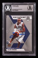 Allen Iverson Signed 2019-20 Panini Mosaic #287 HOF (BGS) at PristineAuction.com