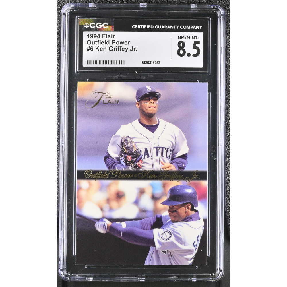 Ken Griffey Jr. 1994 Flair Outfield Power #6 (CGC 8.5) at PristineAuction.com
