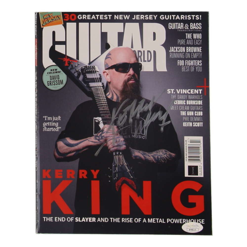 Kerry King Signed 2024 Guitar World Magazine (JSA) at PristineAuction.com