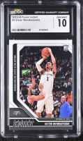 Victor Wembanyama 2023-24 Panini Instant #5 RC (CGC GEM MINT 10) at PristineAuction.com