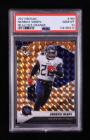 Derrick Henry 2021 Panini Mosaic Mosaic Reactive Orange #196 (PSA 10) at PristineAuction.com