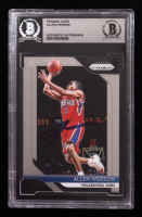 Allen Iverson Signed 2018-19 Panini Prizm #45 (BGS) at PristineAuction.com