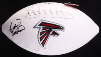 Andre Rison Signed Falcons Logo Football Inscribed "Bad Moon" (Schwartz) at PristineAuction.com