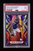 Justin Jefferson 2020 Panini Phoenix Fire Burst #111 RC (PSA 9) at PristineAuction.com