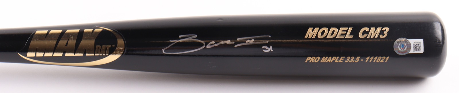 Cedric Mullins Signed MAX Bat Baseball Bat (Beckett) at PristineAuction.com Cedric Mullins Signed MAX Bat Baseball Bat (Beckett) at PristineAuction.com