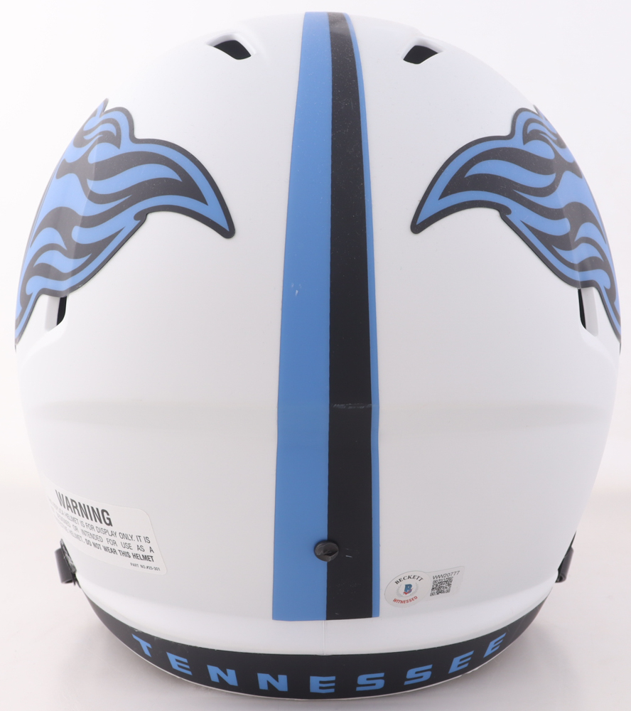 Eddie George Signed Titans Full-Size Lunar Eclipse Alternate Speed Helmet With Visor (Beckett) at PristineAuction.com Eddie George Signed Titans Full-Size Lunar Eclipse Alternate Speed Helmet With Visor (Beckett) at PristineAuction.com