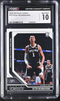 Victor Wembanyama 2023-24 Panini Instant #19 RC (CGC GEM MINT 10) at PristineAuction.com