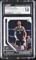 Victor Wembanyama 2023-24 Panini Instant #19 RC (CGC GEM MINT 10) at PristineAuction.com