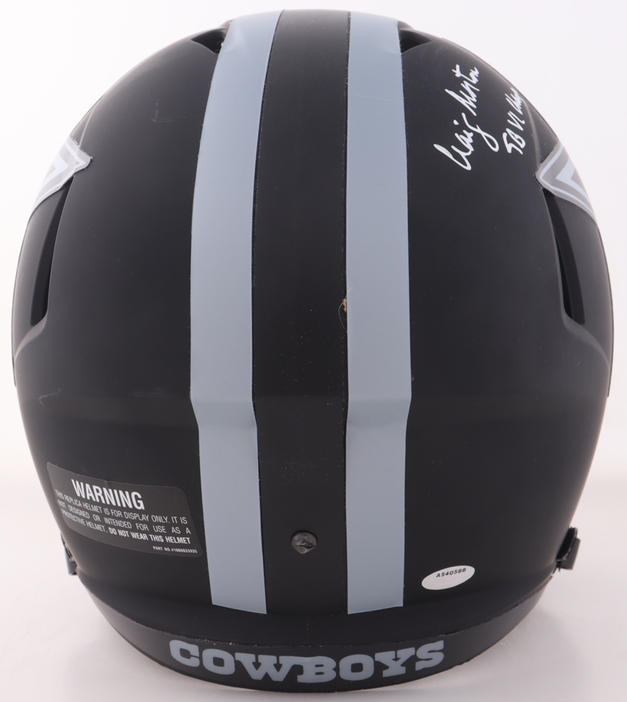 Craig Morton Signed Cowboys Full-Size Eclipse Alternate Speed Helmet Inscribed "SB VI Champs" & "America's Team" (Schwartz) at PristineAuction.com Craig Morton Signed Cowboys Full-Size Eclipse Alternate Speed Helmet Inscribed "SB VI Champs" & "America's Team" (Schwartz) at PristineAuction.com