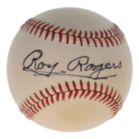 Roy Rogers Signed ONL Baseball (JSA) at PristineAuction.com
