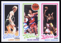 Larry Bird / Julius Erving / Magic Johnson 1980 Topps #34 / 139 / 174 RC at PristineAuction.com