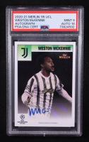 Weston McKennie 2020-21 Merlin Heritage 95 UEFA Champions League Autographs #34 (PSA 9 | Auto 10) at PristineAuction.com