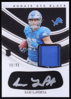 Sam LaPorta 2023 Immaculate Collection Immaculate Rookie Eye Black Autograph Jerseys #12 RC #88/99 at PristineAuction.com