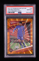 Jude Bellingham 2021-22 Donruss Orange Laser Holo #48 (PSA 10) at PristineAuction.com