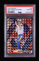 Matthew Stafford 2025 Panini Mosaic Mosaic Camo Red #96 (PSA 10) at PristineAuction.com
