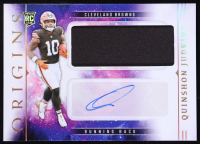 Quinshon Judkins 2025 Panini Origins Rookie Jumbo Jersey Autographs #12 RC at PristineAuction.com