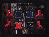 Spider-Man 2017 Upper Deck Spider-Man Homecoming Webbed Threads Quad Memorabilia #WTQ7 at PristineAuction.com