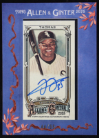 Frank Thomas 2025 Topps Allen and Ginter Framed Mini Autographs Blue Frame #MAFTH #44/99 at PristineAuction.com