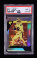 Brock Purdy 2022 Panini Chronicles Flux Rookies Silver #2 RC (PSA 10) at PristineAuction.com