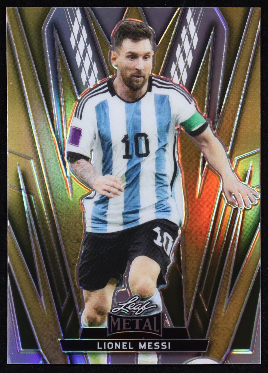 Lionel Messi 2024 Leaf Metal Pre-Production Proof #1/1 at PristineAuction.com Lionel Messi 2024 Leaf Metal Pre-Production Proof #1/1 at PristineAuction.com