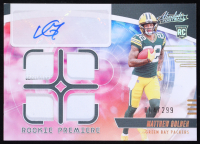 Matthew Golden 2025 Absolute Rookie Premiere Materials Autographs Quad #7 RC #064/299 at PristineAuction.com