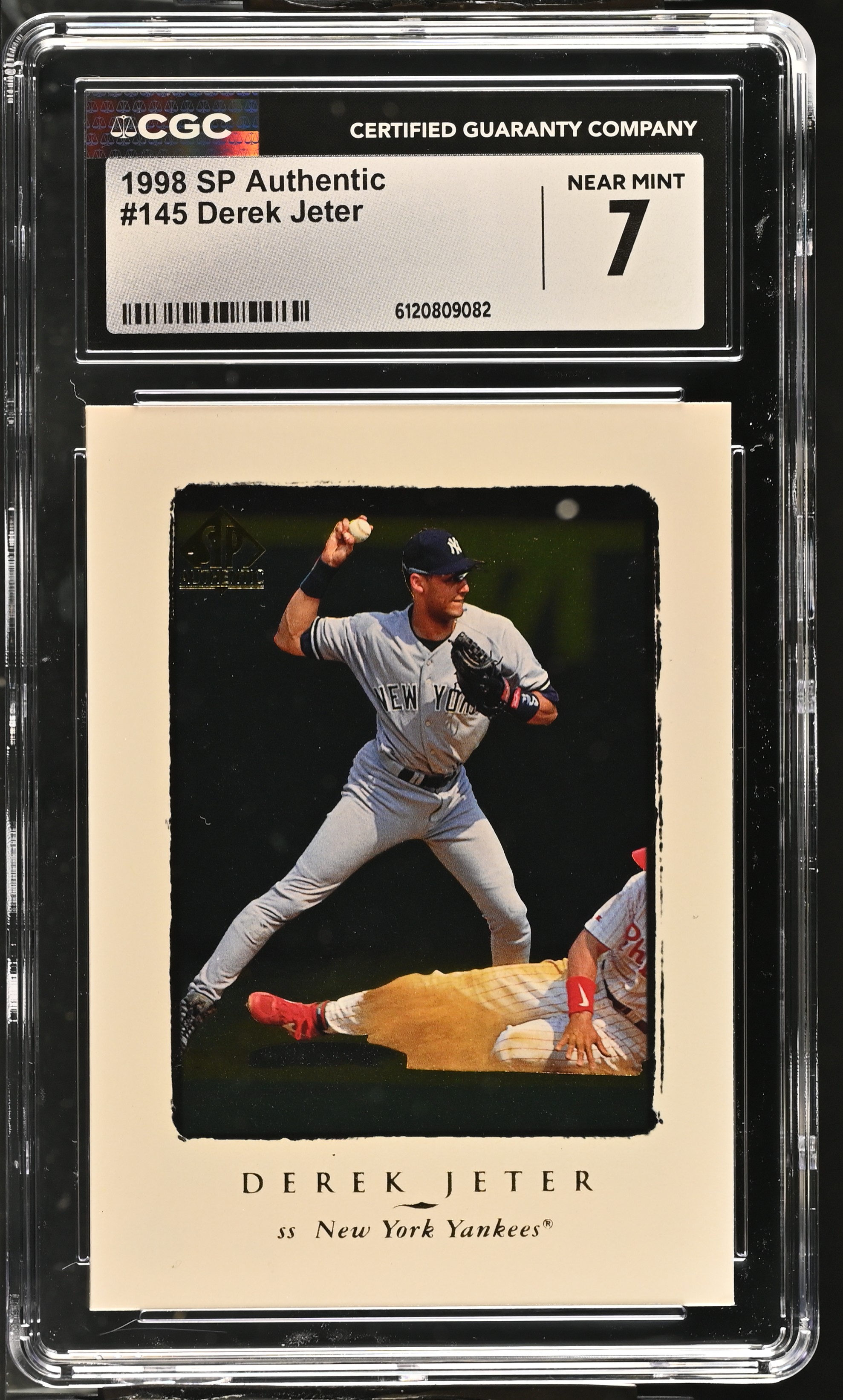 Derek Jeter 1998 SP Authentic #145 (CGC 7) at PristineAuction.com Derek Jeter 1998 SP Authentic #145 (CGC 7) at PristineAuction.com
