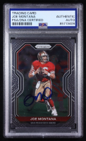 Joe Montana Signed 2020 Panini Prizm #290 (PSA) at PristineAuction.com
