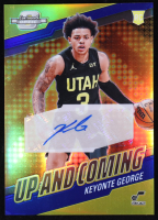 Keyonte George 2023-24 Panini Contenders Optic Up and Coming Autographs Blue #2 RC #26/75 at PristineAuction.com