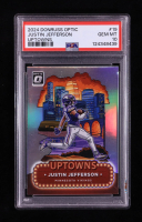Justin Jefferson 2024 Donruss Optic Uptowns #19 (PSA 10) at PristineAuction.com