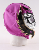 Rey Mysterio WCW Halloween Havov Mask Inscribed "G.M.O.A.T." (Fanatics) at PristineAuction.com