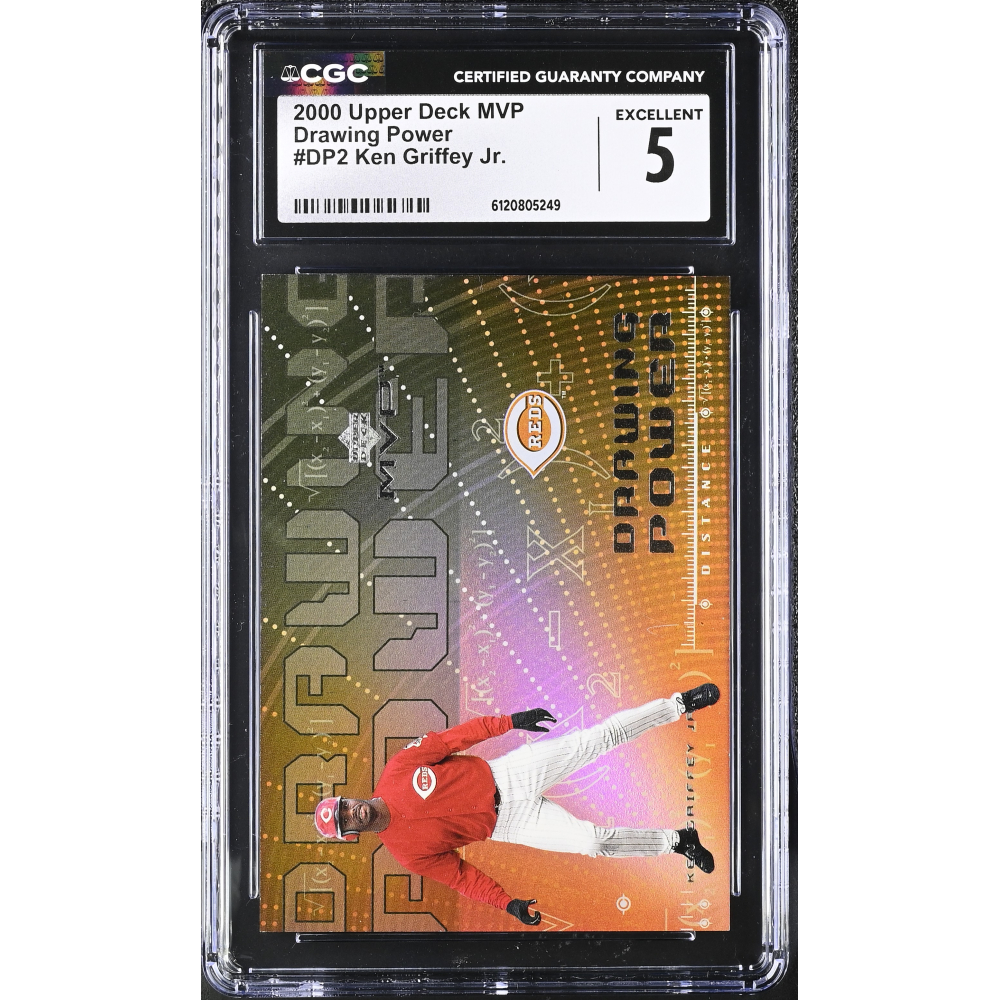 Ken Griffey Jr.  2000 Upper Deck MVP Drawing Power #DP2 (CGC 5) at PristineAuction.com