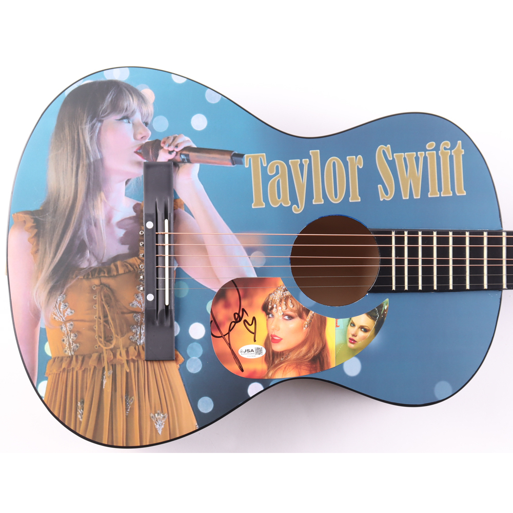 Taylor Swift Guitar with Signed Custom Insert Pickguard (JSA) at PristineAuction.com