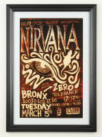 1991 "Nirvana" Bronx Custom Framed Concert Poster at PristineAuction.com