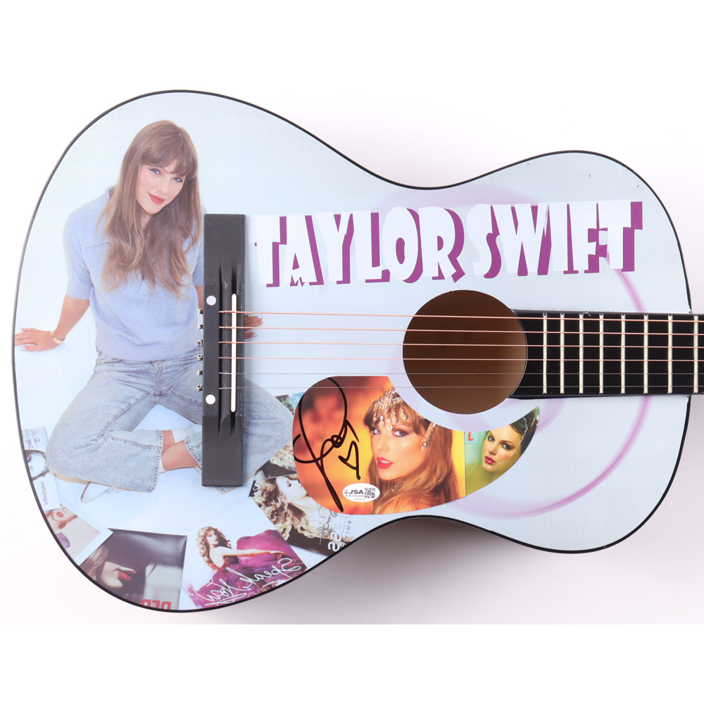 Taylor Swift Guitar with Signed Custom Insert Pickguard (JSA) at PristineAuction.com