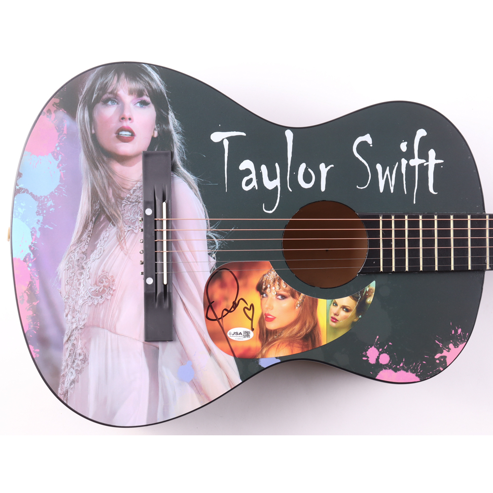 Taylor Swift Guitar with Signed Custom Insert Pickguard (JSA) at PristineAuction.com