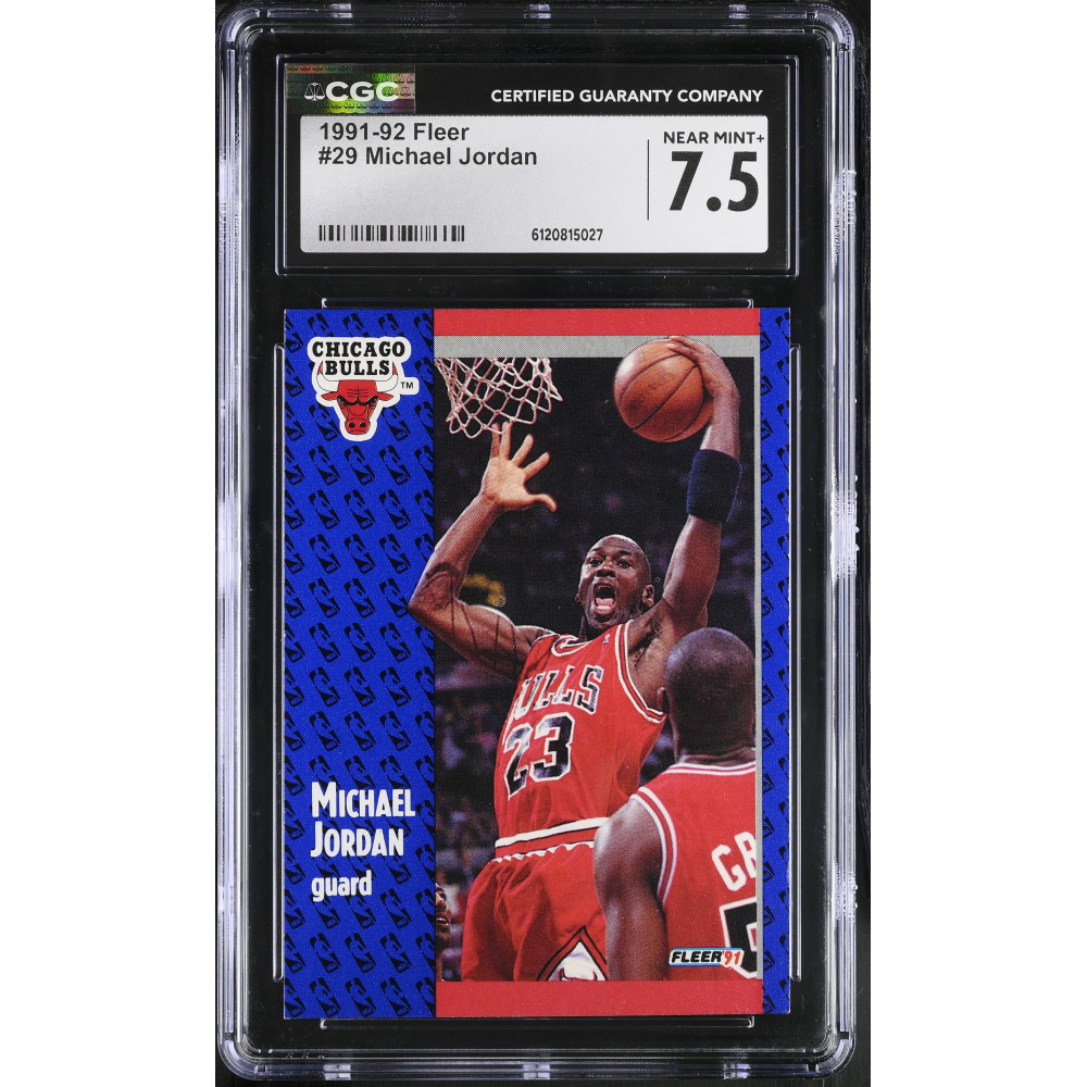 Michael Jordan 1991-92 Fleer #29 (CGC 7.5) at PristineAuction.com