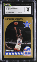 Michael Jordan 1990-91 Hoops AS SP #5 (CGC 8) at PristineAuction.com
